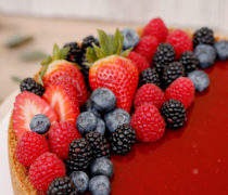 Cheesecake malina biela čokoláda 2