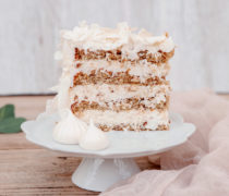 Kokos mandľa torta 5