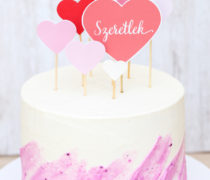 Valentínska tortička Bálint napi torta 3