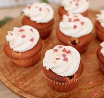 Cupcake vanilka & višňa