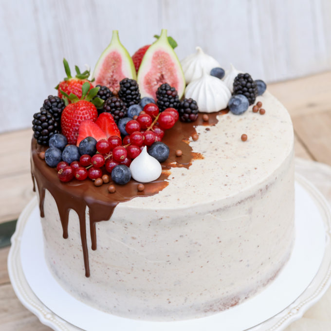 Gaštan & višňa torta
